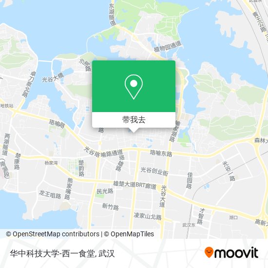 华中科技大学-西一食堂地图