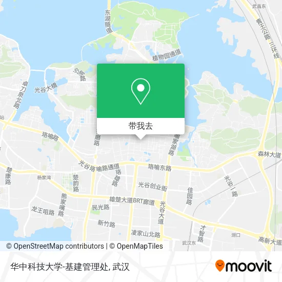 华中科技大学-基建管理处地图