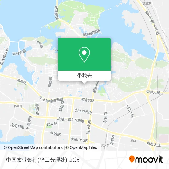 中国农业银行(华工分理处)地图
