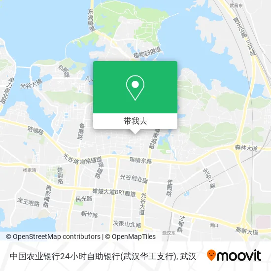 中国农业银行24小时自助银行(武汉华工支行)地图