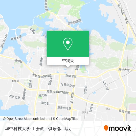 华中科技大学-工会教工俱乐部地图