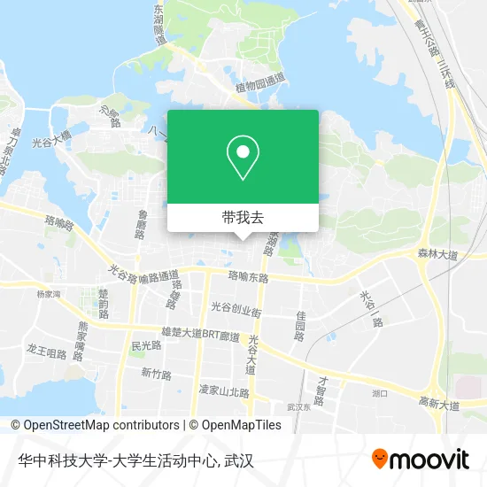 华中科技大学-大学生活动中心地图