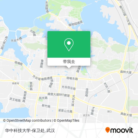 华中科技大学-保卫处地图