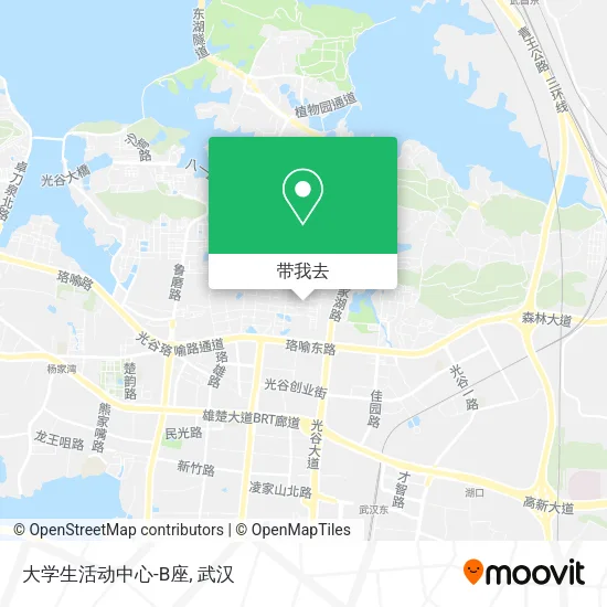 大学生活动中心-B座地图