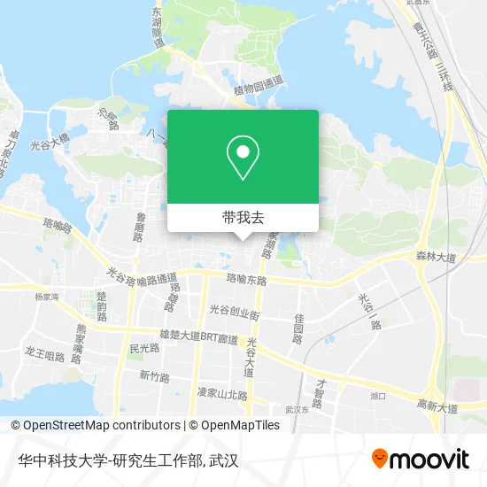 华中科技大学-研究生工作部地图