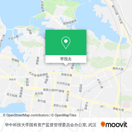 华中科技大学国有资产监督管理委员会办公室地图