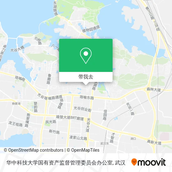 华中科技大学国有资产监督管理委员会办公室地图