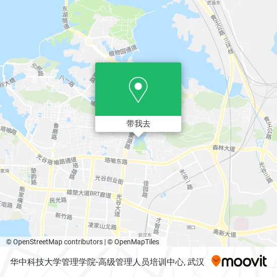 华中科技大学管理学院-高级管理人员培训中心地图