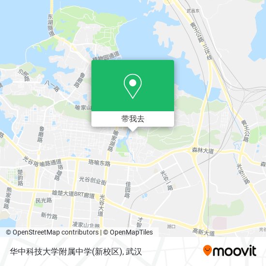 华中科技大学附属中学(新校区)地图