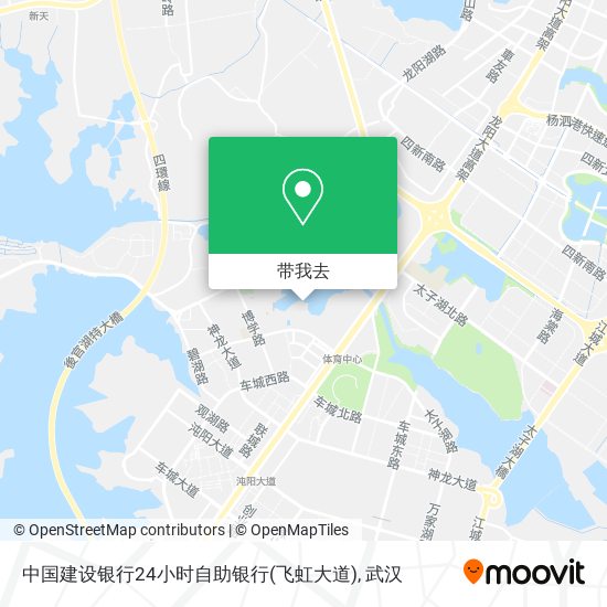 中国建设银行24小时自助银行(飞虹大道)地图