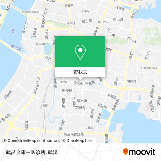 武昌金康中医诊所地图