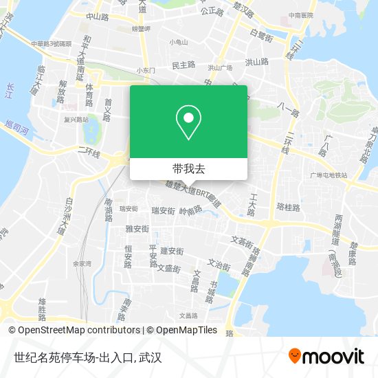 世纪名苑停车场-出入口地图