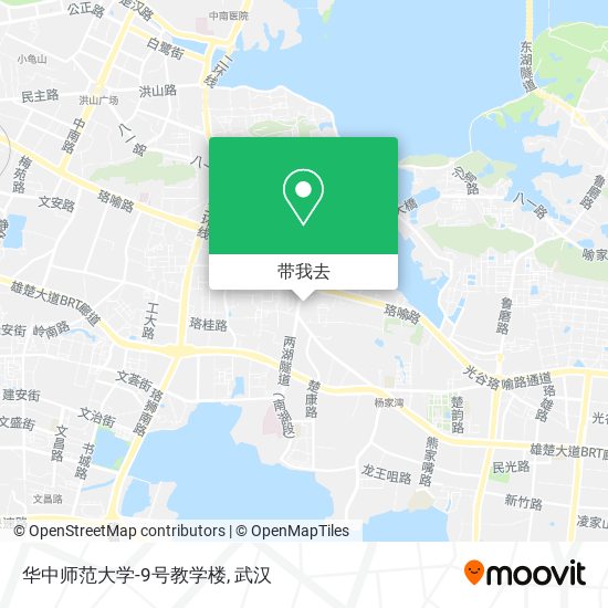 华中师范大学-9号教学楼地图