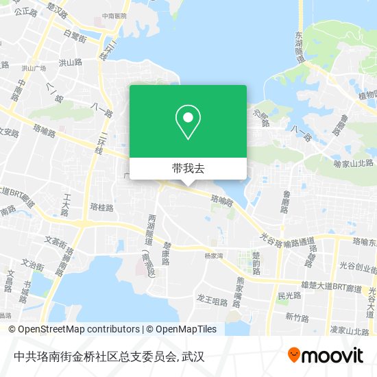 中共珞南街金桥社区总支委员会地图