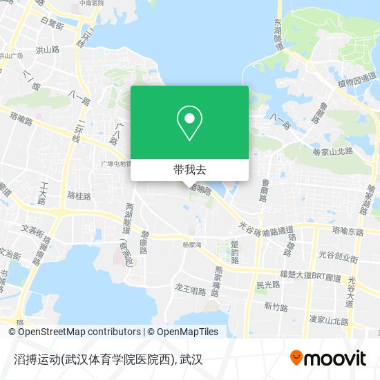 滔搏运动(武汉体育学院医院西)地图