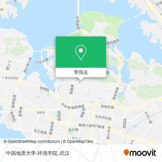 中国地质大学-环境学院地图