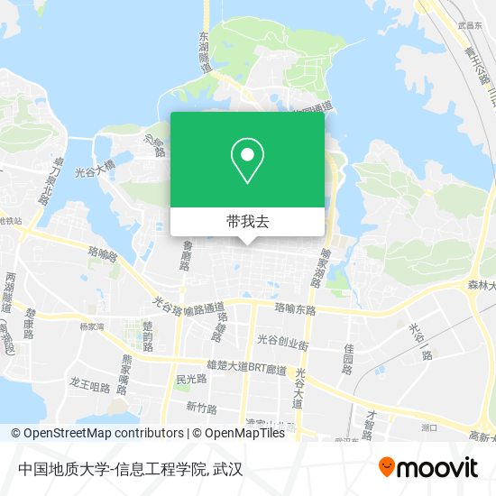 中国地质大学-信息工程学院地图