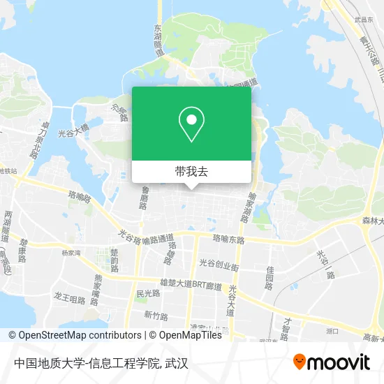 中国地质大学-信息工程学院地图