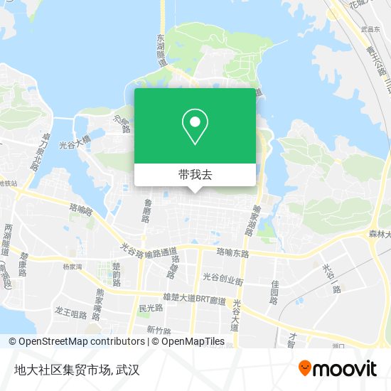 地大社区集贸市场地图