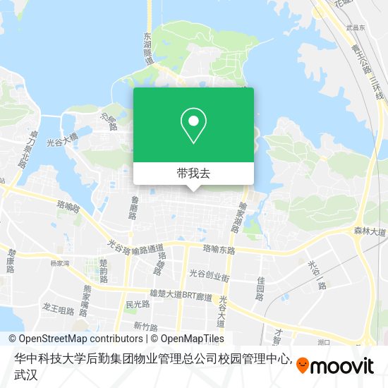 华中科技大学后勤集团物业管理总公司校园管理中心地图