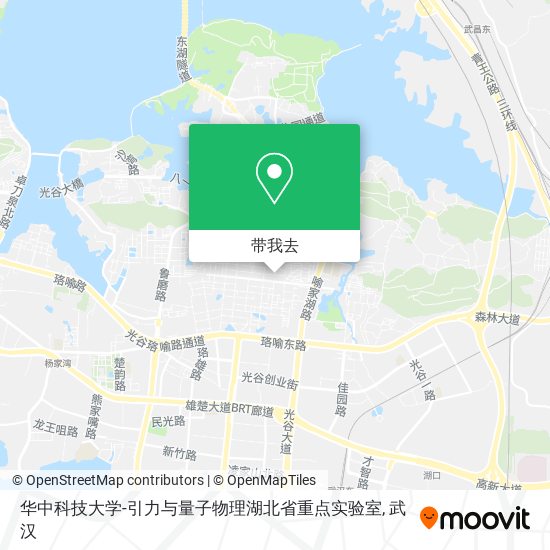 华中科技大学-引力与量子物理湖北省重点实验室地图