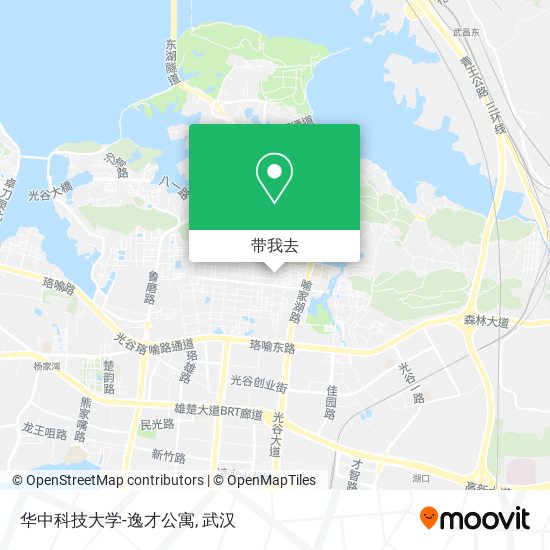 华中科技大学-逸才公寓地图