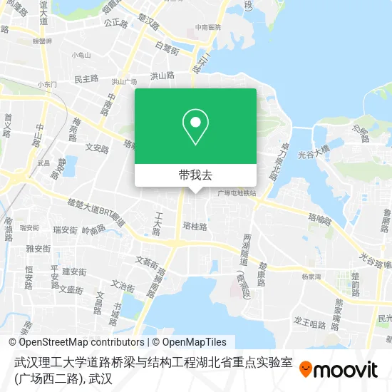 武汉理工大学道路桥梁与结构工程湖北省重点实验室(广场西二路)地图