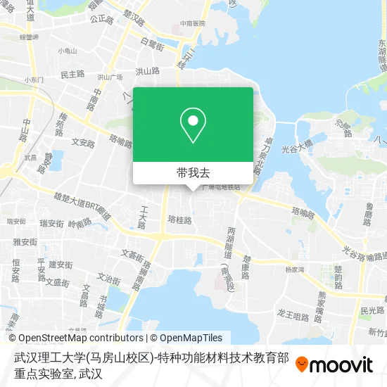 武汉理工大学(马房山校区)-特种功能材料技术教育部重点实验室地图