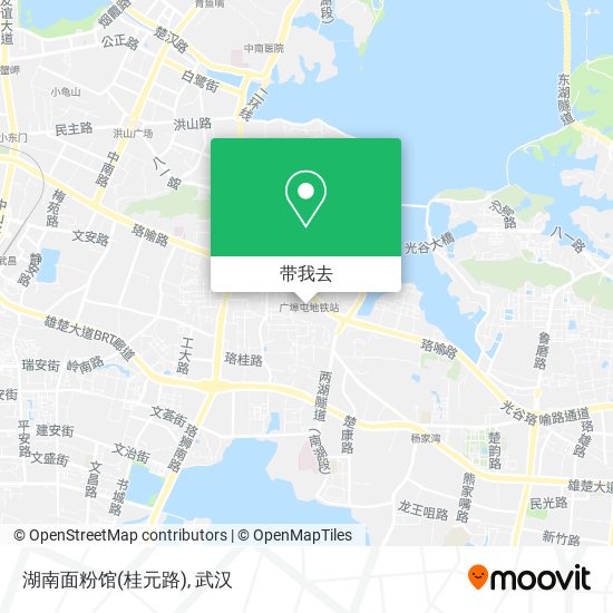 湖南面粉馆(桂元路)地图