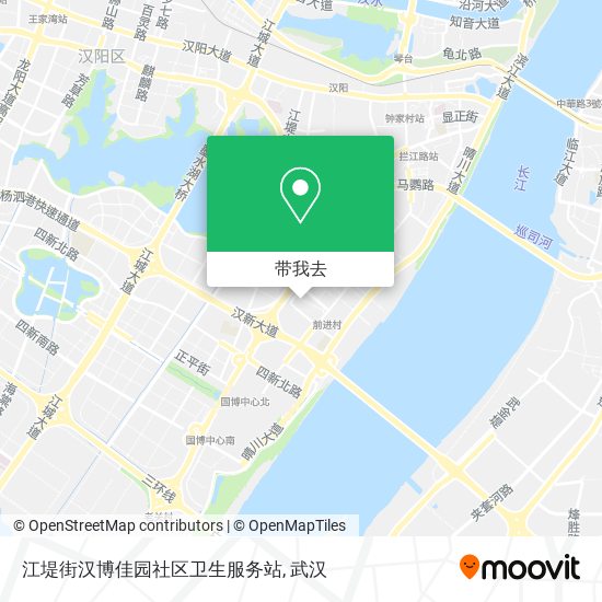 江堤街汉博佳园社区卫生服务站地图