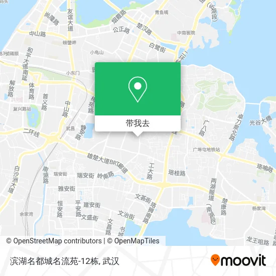 滨湖名都城名流苑-12栋地图