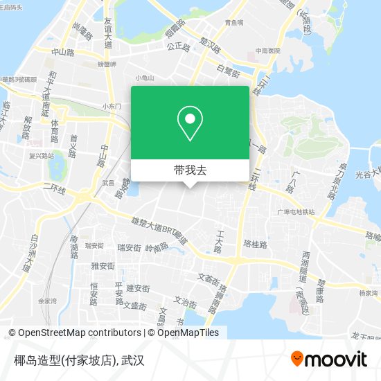 椰岛造型(付家坡店)地图