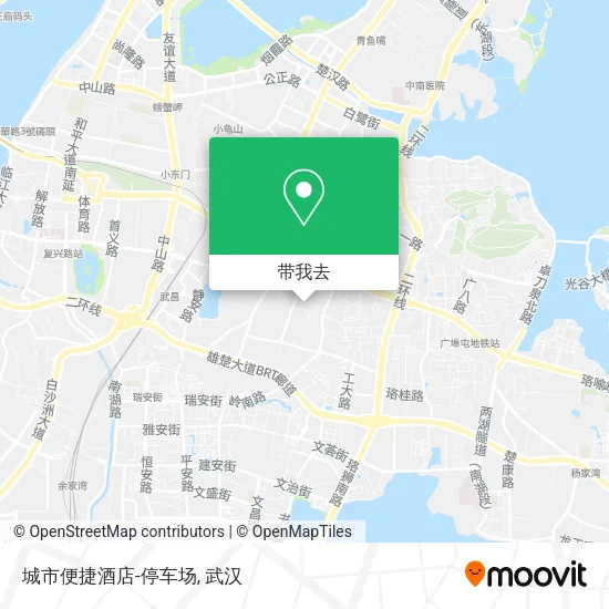 城市便捷酒店-停车场地图