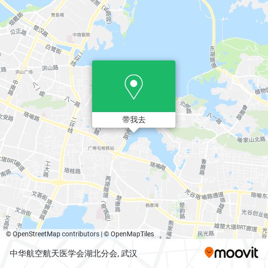 中华航空航天医学会湖北分会地图