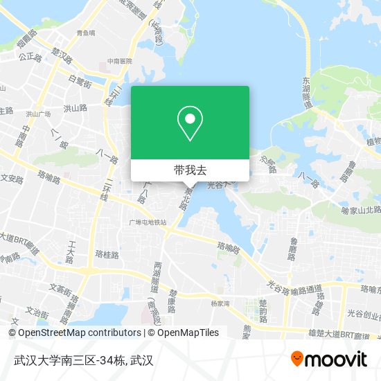 武汉大学南三区-34栋地图