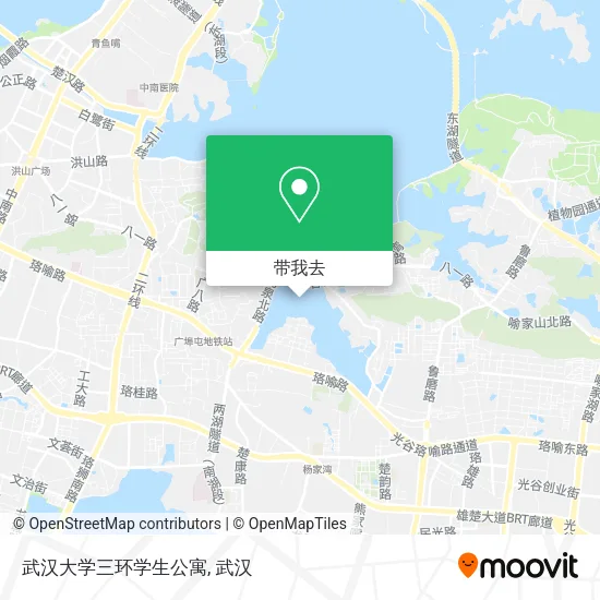 武汉大学三环学生公寓地图