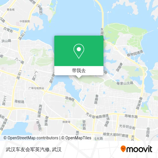 武汉车友会军英汽修地图