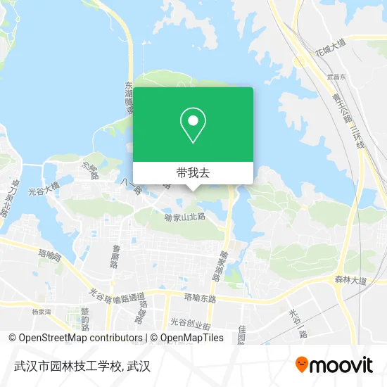 武汉市园林技工学校地图