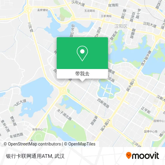 银行卡联网通用ATM地图