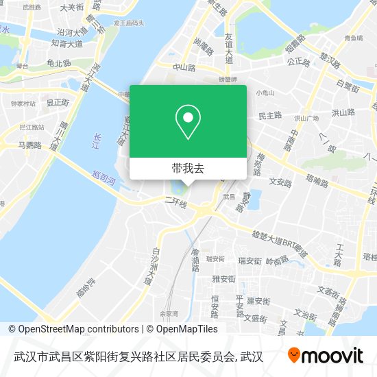 武汉市武昌区紫阳街复兴路社区居民委员会地图