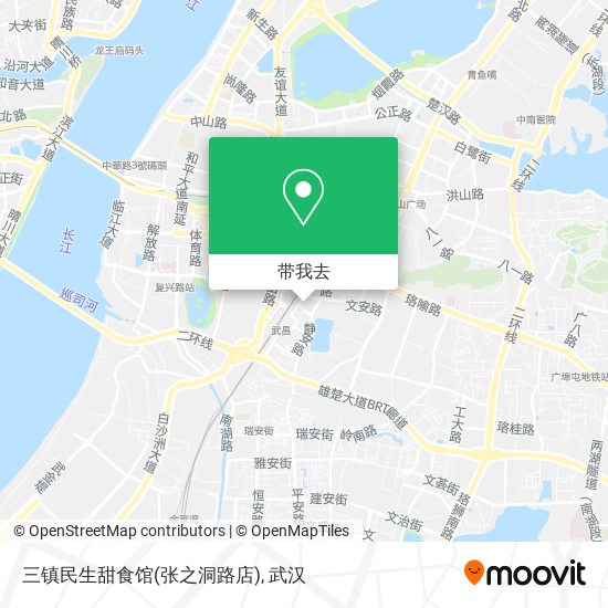 三镇民生甜食馆(张之洞路店)地图