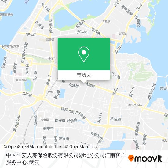 中国平安人寿保险股份有限公司湖北分公司江南客户服务中心地图