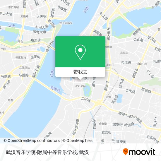 武汉音乐学院-附属中等音乐学校地图
