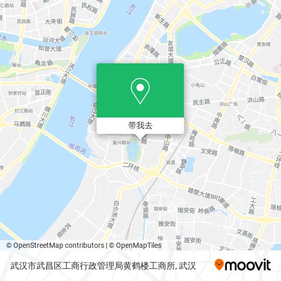 武汉市武昌区工商行政管理局黄鹤楼工商所地图