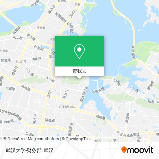 武汉大学-财务部地图