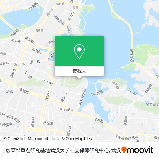 教育部重点研究基地武汉大学社会保障研究中心地图