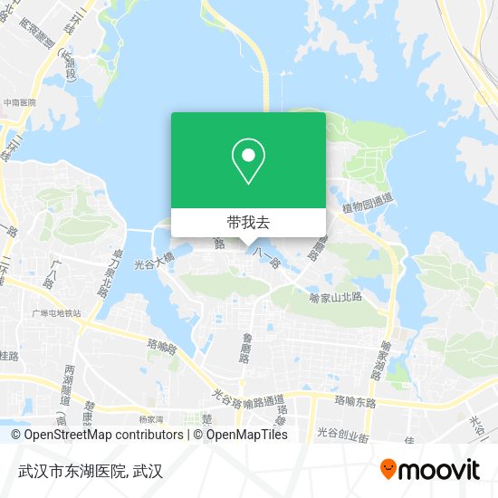 武汉市东湖医院地图