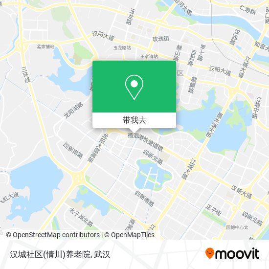 汉城社区(情川)养老院地图