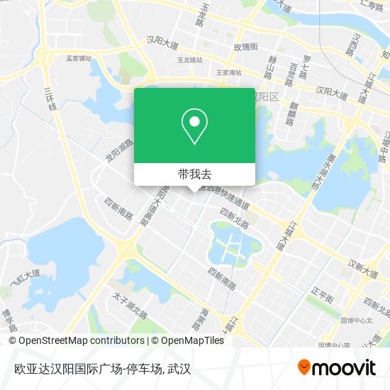 欧亚达汉阳国际广场-停车场地图