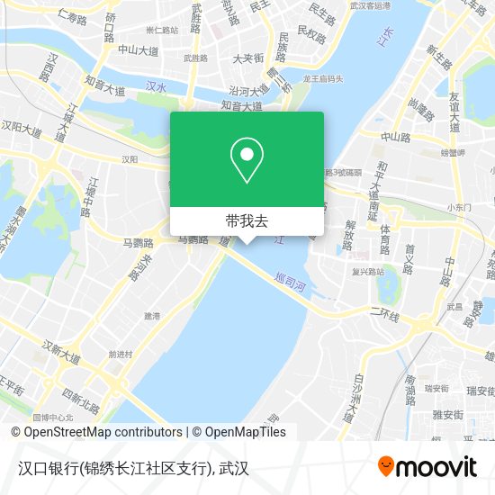汉口银行(锦绣长江社区支行)地图